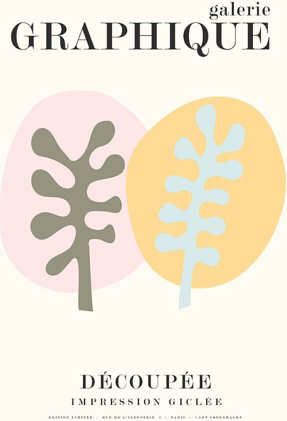 Poster Graphique 2, Beige