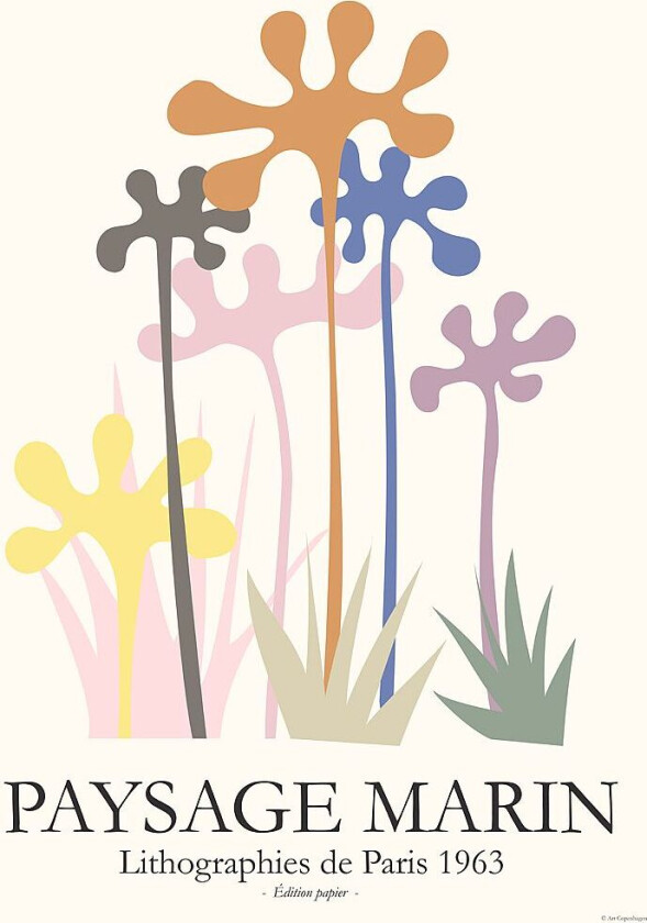 Poster Seascapes 1, Beige