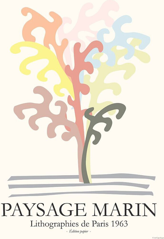 Poster Seascapes 2, Beige