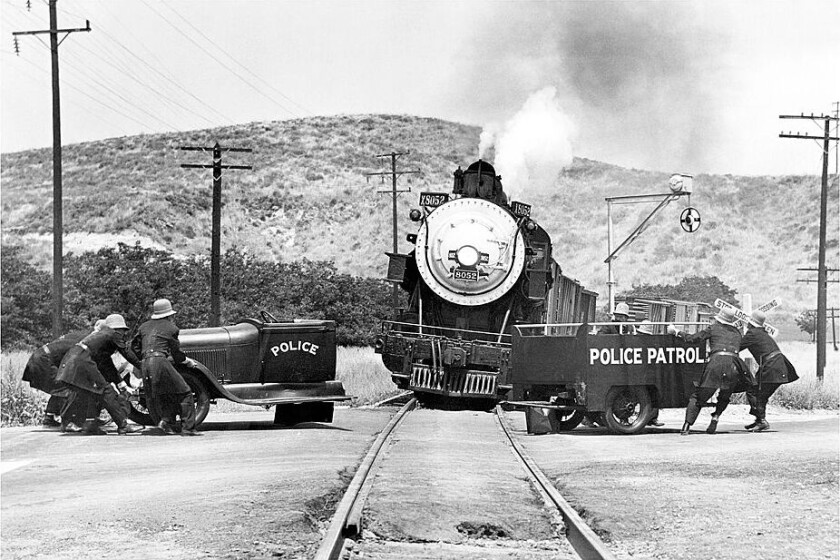 Poster Police patrol, Svart