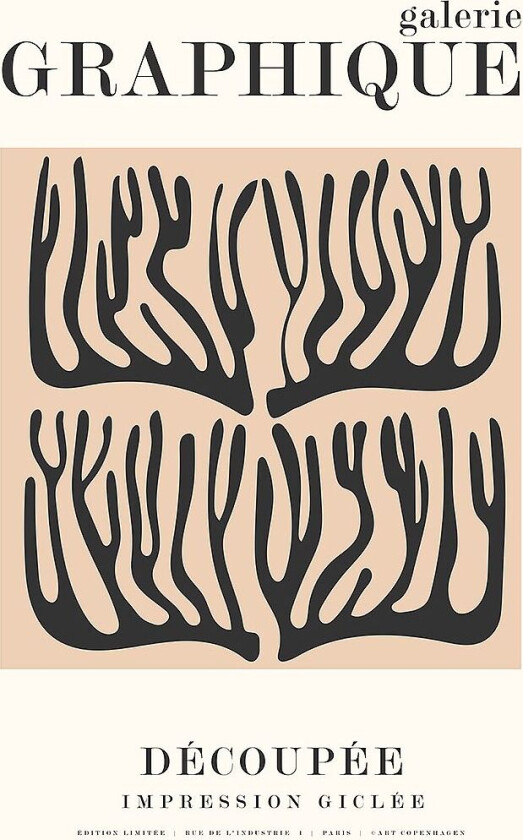 Poster Graphique 5, Beige