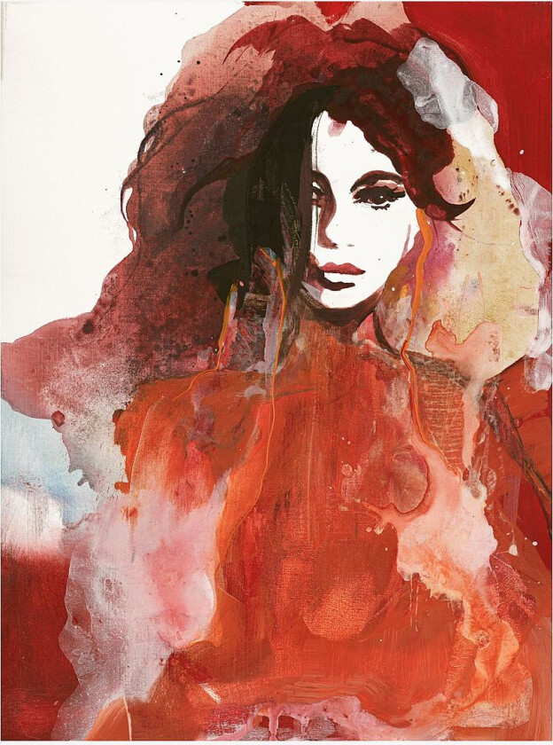 Poster Colorful life 3, Rød