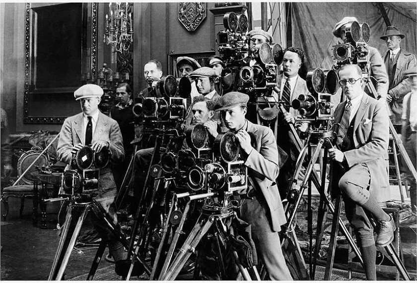 Poster The crowd, Svart