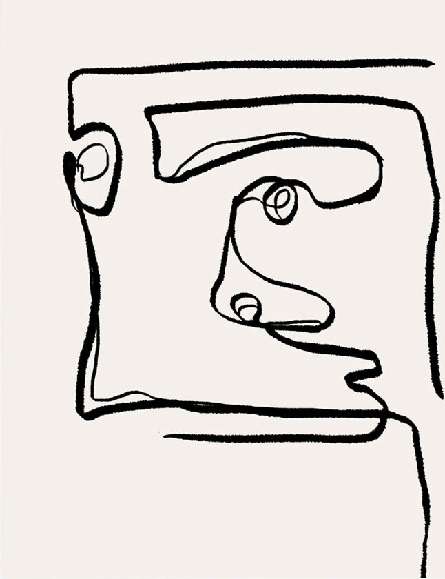 Poster Art Contemporain 2, Beige