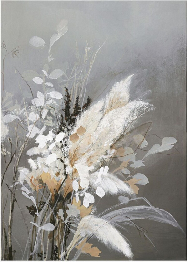 Poster Light Leaves 2, Grå