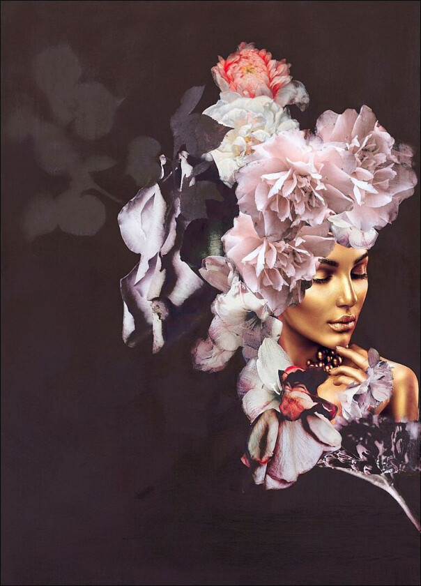 Poster Gold Couture 5, Lilla