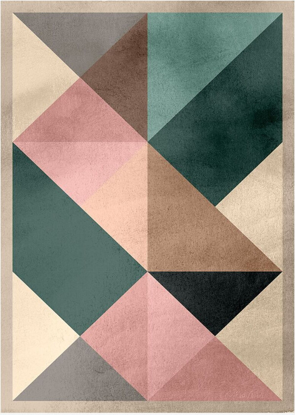 Poster Triangle 2, Flerfarget