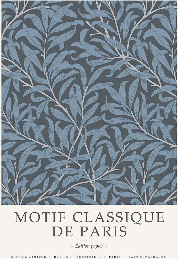 Poster Motif Classique 4, Blå