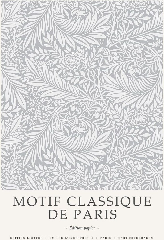 Poster Motif Classique 5, Blå