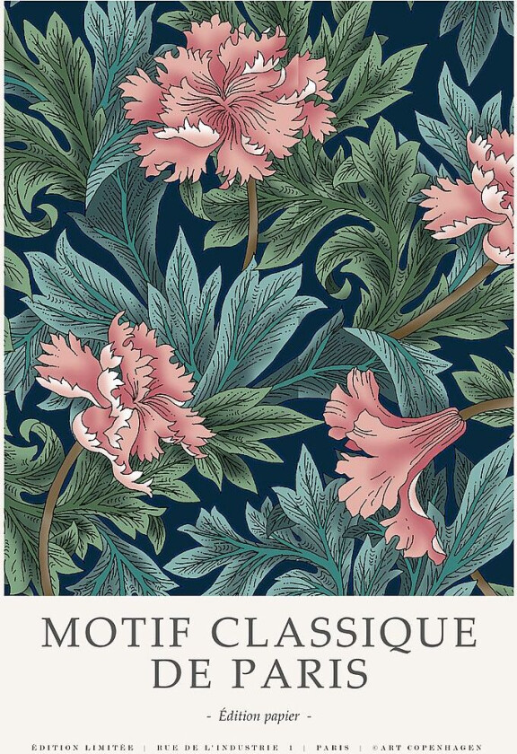 Poster Motif Classique 2, Grønn