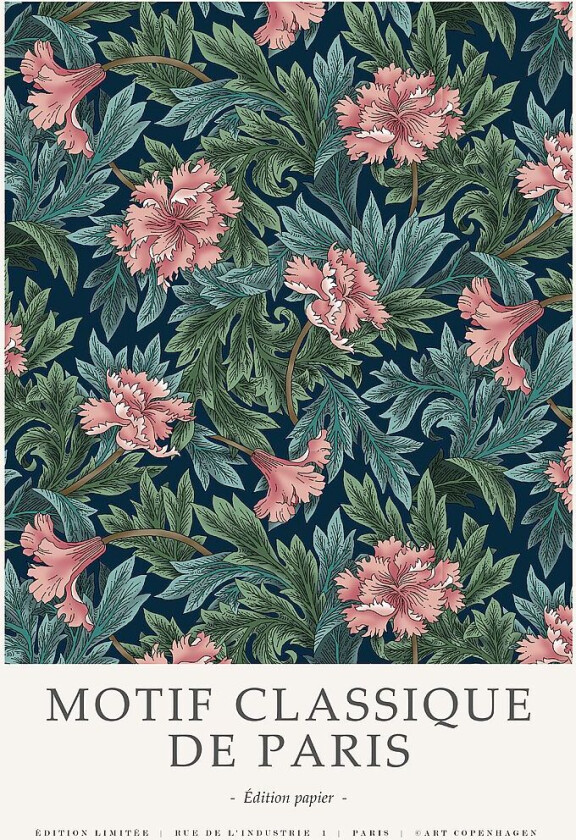 Poster Motif Classique 1, Grønn