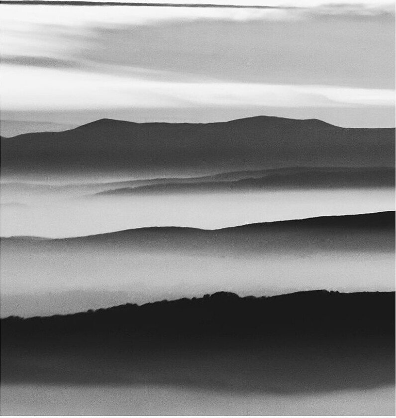 Poster Mystic scenery 3, Hvit