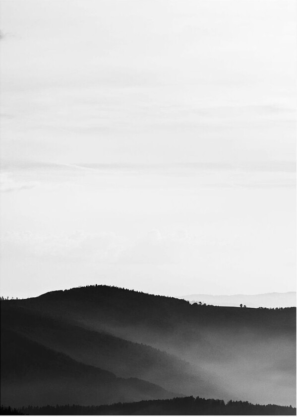 Poster Mystic scenery 2, Hvit