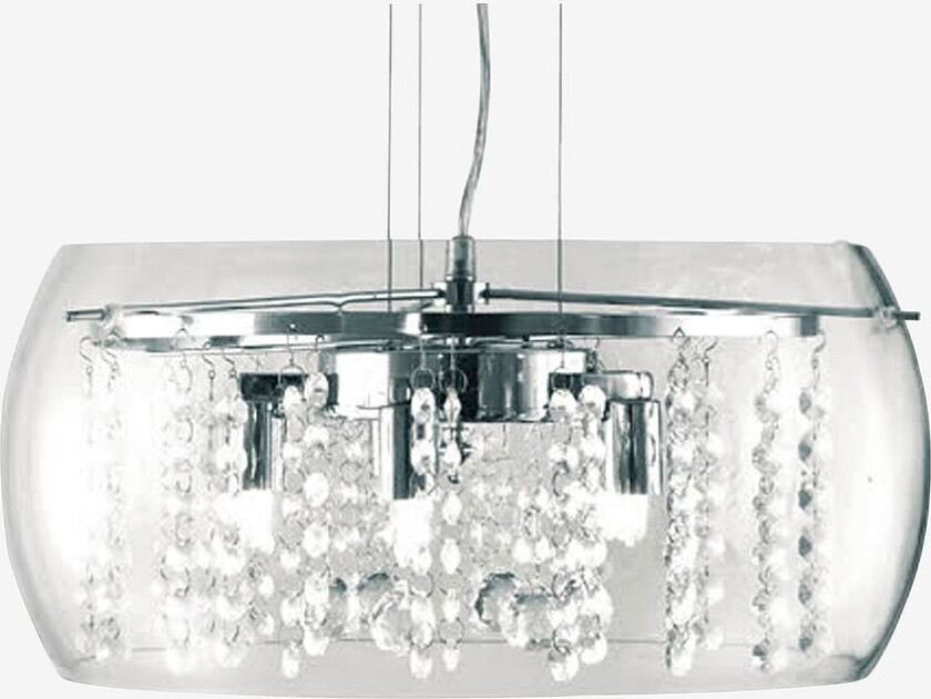 Taklampe Klara, Krom