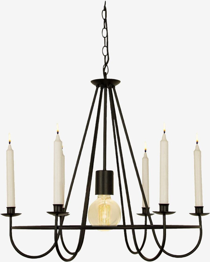 Taklampe Kronoberg, Svart