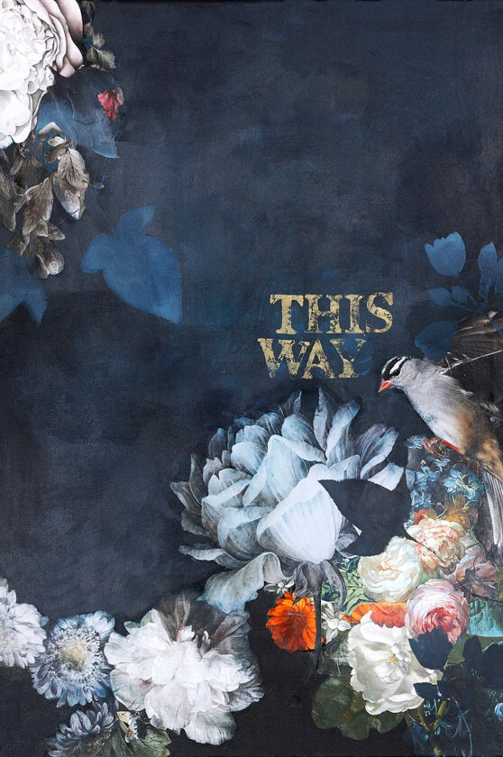 Poster Haute couture 4, Blå