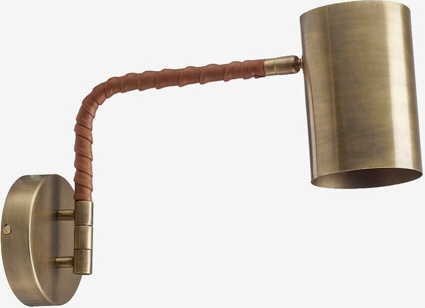 Vegglampe Nora Komplett, 25 cm, Messing