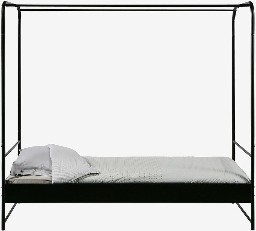 Seng Bunk 90x200 cm, Svart