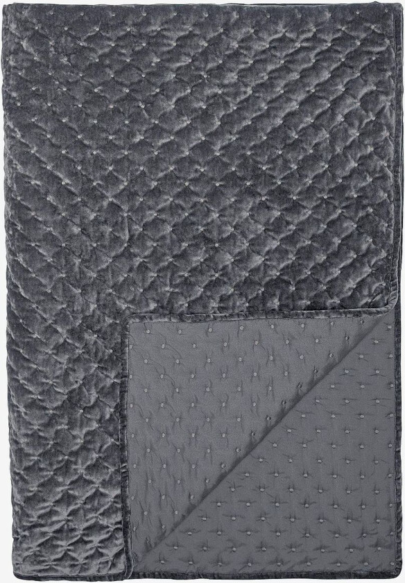 Dobbelt Sengeteppe Samantha 260x260 cm, Grå