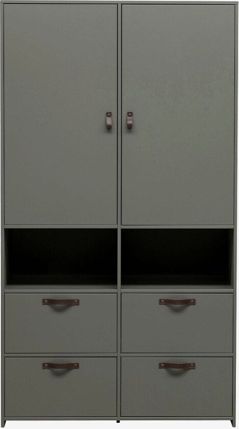 Garderobeskap Stage, Grå