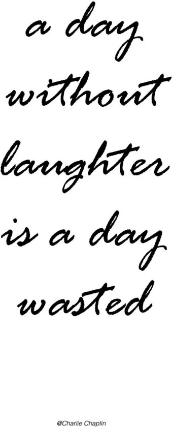 Poster Without laughter, Hvit