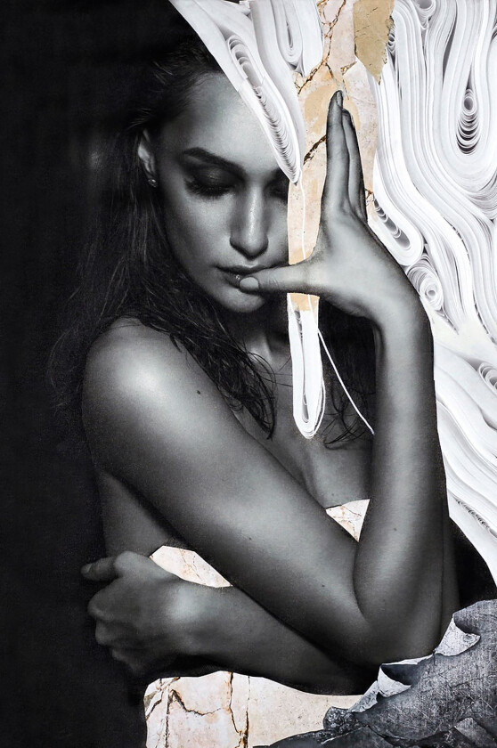 Poster Paper look 1, Grå