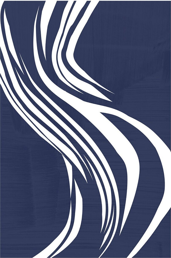 Poster Lino Cut 2, Blå