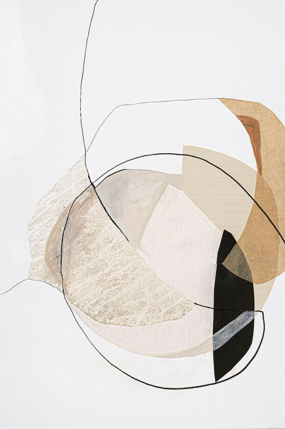 Poster Graphical shapes 4, Beige