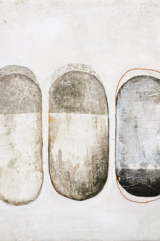 Poster Graphical shapes 3, Beige