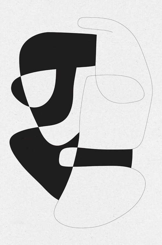 Poster Graphical 3, Hvit