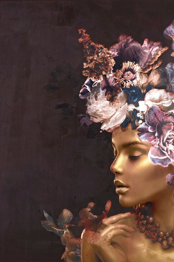 Poster Gold Couture 4, Gull