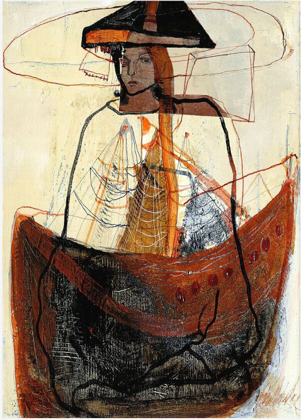 Poster Fishing, Brun