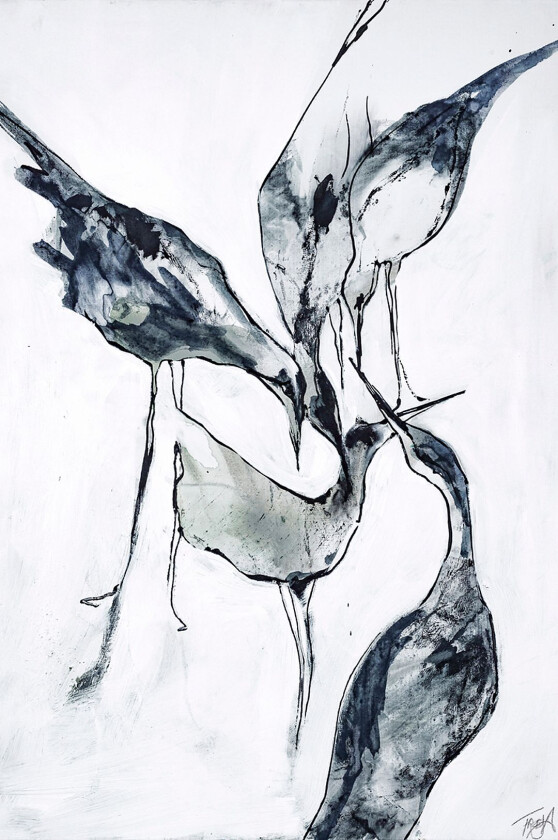 Poster Crane 2, Blå