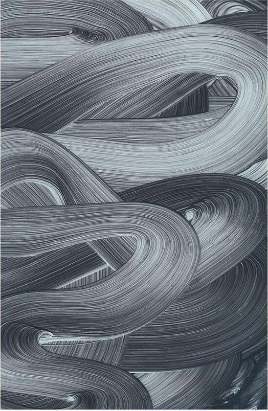 Poster Brushed 4, Grå