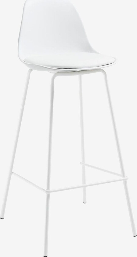 Barstol Brighter sittehøyde 65 cm 2 stykker, Hvit