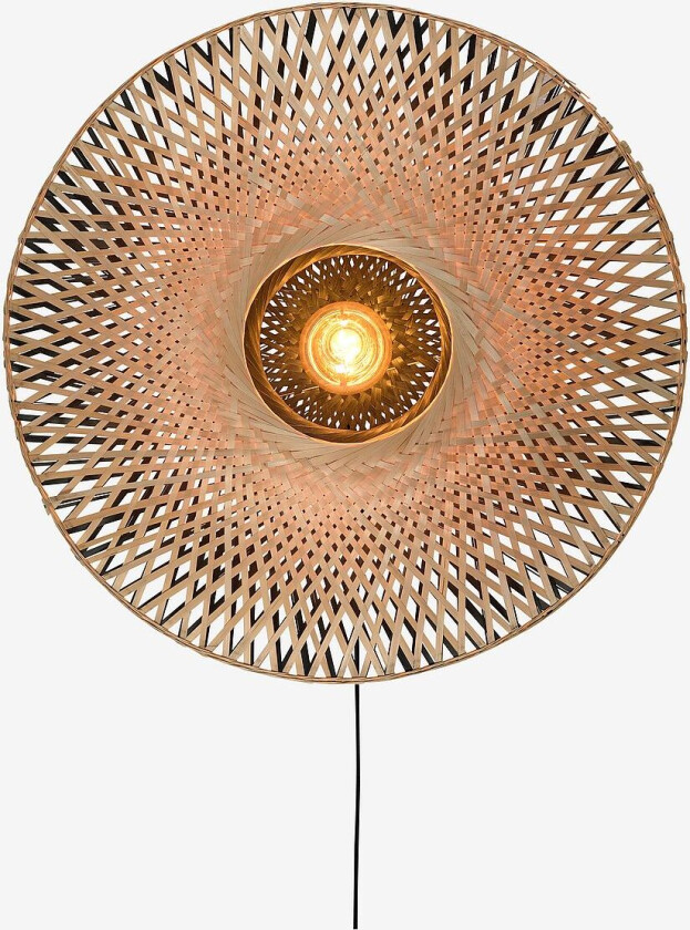 Vägglampa Kalimantan L, Brun