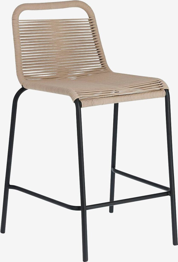 Barstol Lambton, sittehøyde 62 cm, 4-pk, Svart