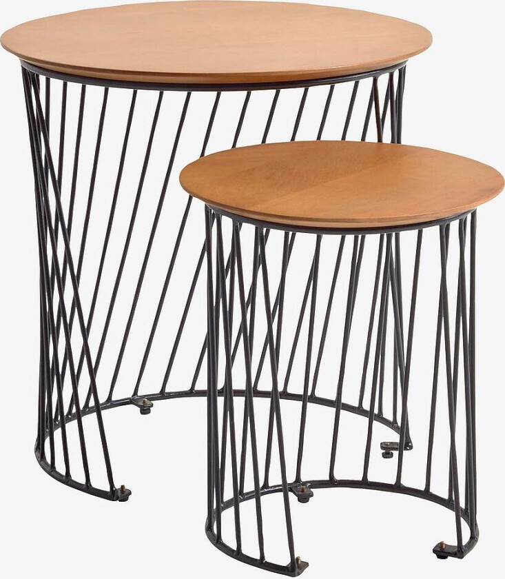 2 sidebord Leska, Flerfarget