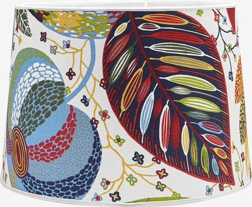 Lampeskjerm Sofia Mønstret 35 cm, Flerfarget