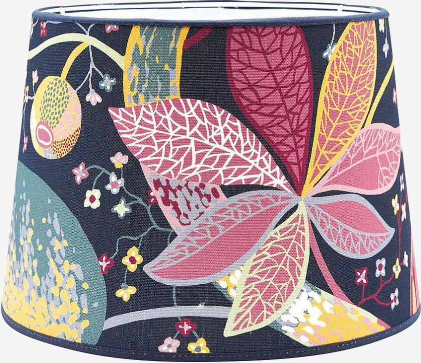 Lampeskjerm Sofia Mønstret 30 cm, Blå