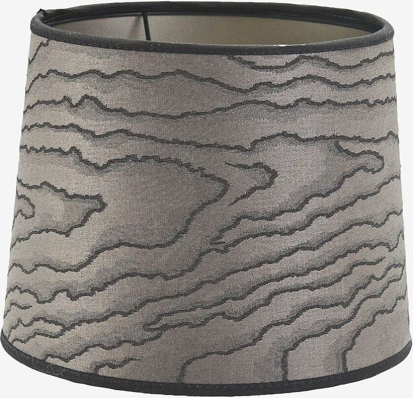 Lampeskjerm Sofia Mønstret 20 cm, Svart