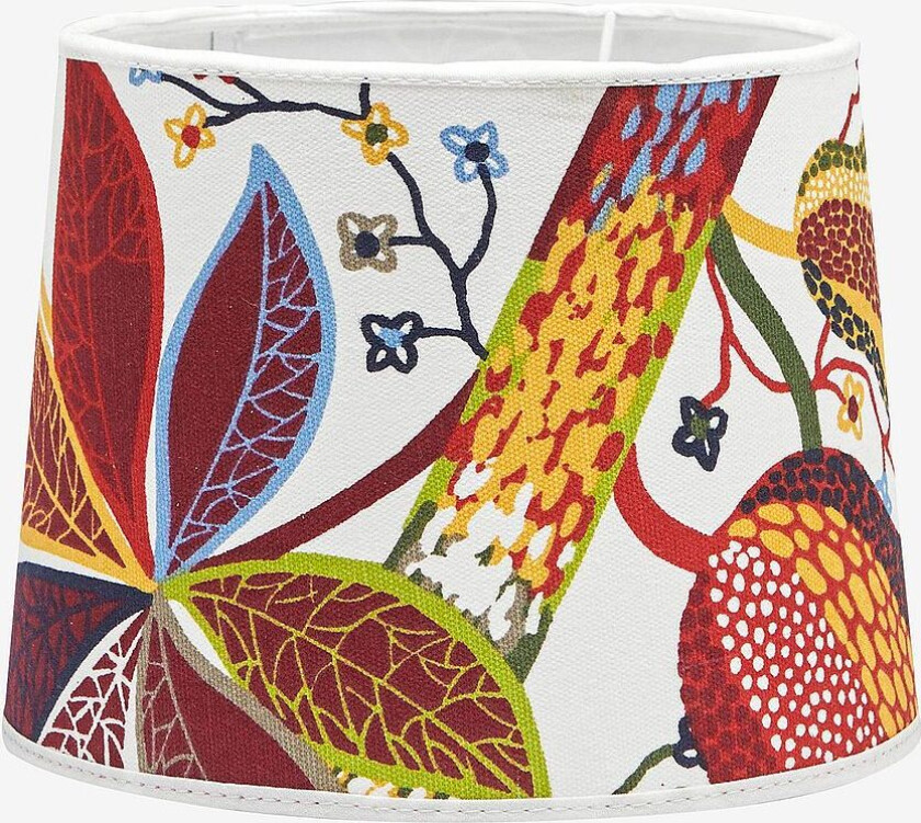 Lampeskjerm Sofia Mønstret 20 cm, Flerfarget