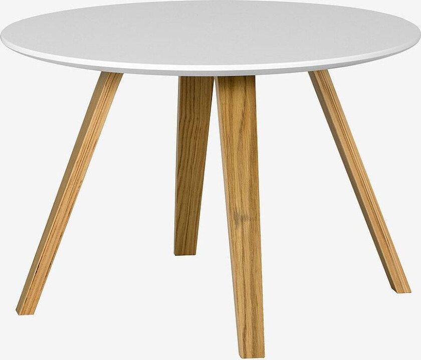 Sofabord LOLA, dia 60cm, Hvit