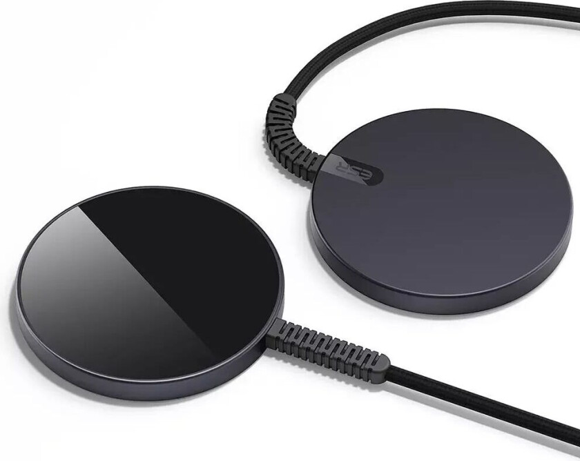 Halolock Mini Trådløs Lader 15W - MagSafe Kompatibel - Svart