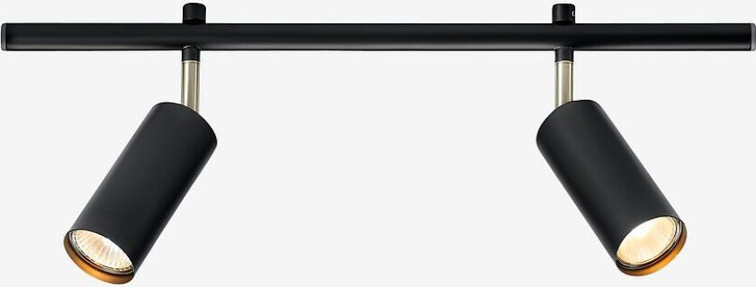 EXPAND Spot 2L 50cm Gu10 Sylinder, Svart