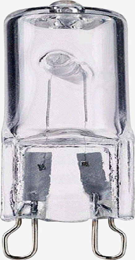 Halogenpære G9 Halogen Klar 18W 2-Pk, Transparent