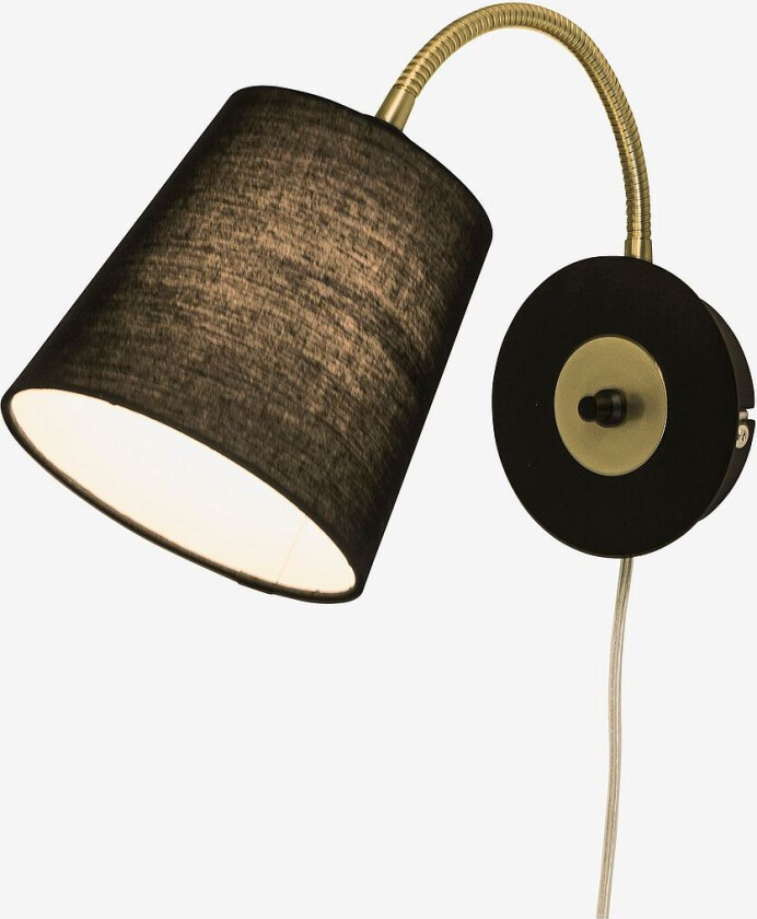 Vegglampe Ljusdal, Svart