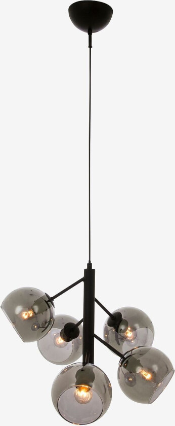 Taklampe Atom røyk, Svart
