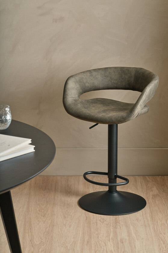 Barstol Leo, 2-pk, 62-82 cm, Grønn