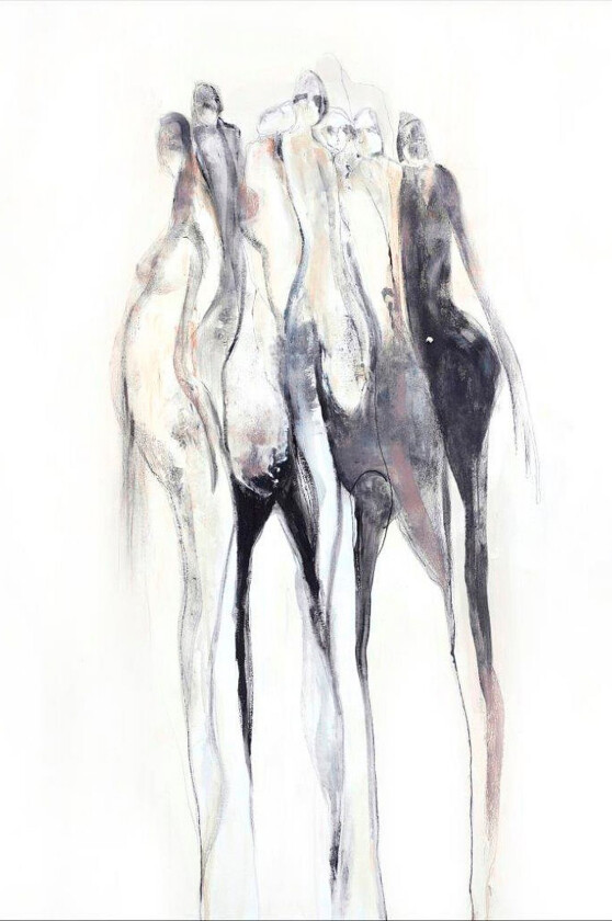 Poster Say Yes To The Lines 1, Beige